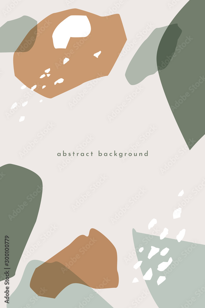Wall mural decorative background in the style of modern art. trendy graphic design for your invitation, banner,