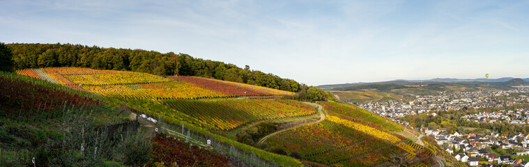 Indian summer on the red wine trail in the Ahr valley