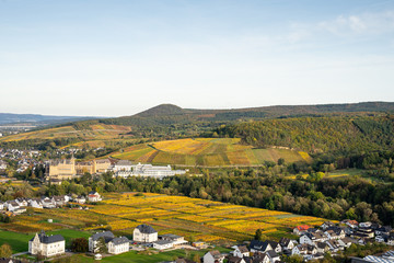 Indian summer on the red wine trail in the Ahr valley