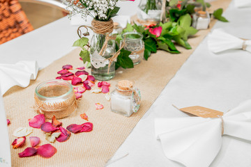 Décoration table de mariage 