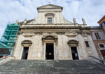 Fototapeta na wymiar the church of Santa Maria della Consolazione. Rome, Italy