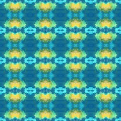 Obraz na płótnie Canvas seamless repeating pattern image with teal blue, dark khaki and medium aqua marine color
