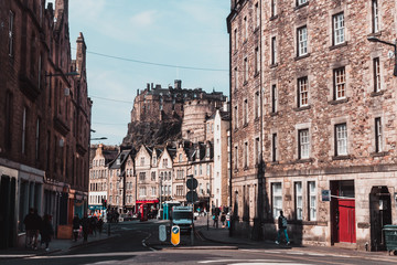 Edinburgh - View down Cowgate