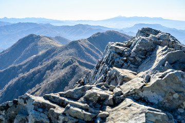 Fototapeta na wymiar 山頂からの眺め
