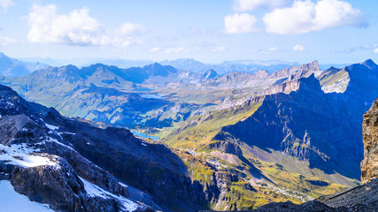 The view of Mount Titlis in switzerland