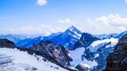 The view of Mount Titlis in switzerland