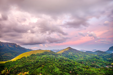 Sunset at Coron, Busuanga, Palawan view deck