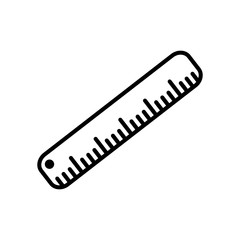 rulers icon trendy flat design