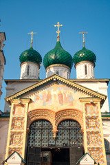 Fototapeta na wymiar Church of the Elijah the Prophet, Yaroslavl, Golden Ring, Russia