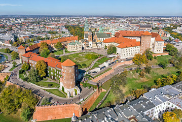 Fototapeta na wymiar Wawel Royal Castle - Krakow, Poland 