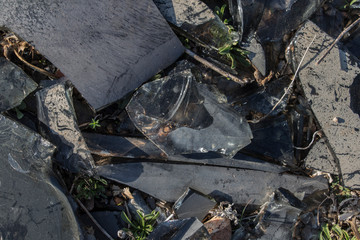 broken glass texture, broken glass with sharp pieces