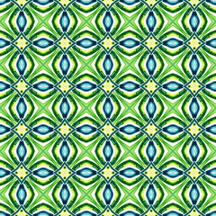 Tribal Art. Endless Repeat Painting. 