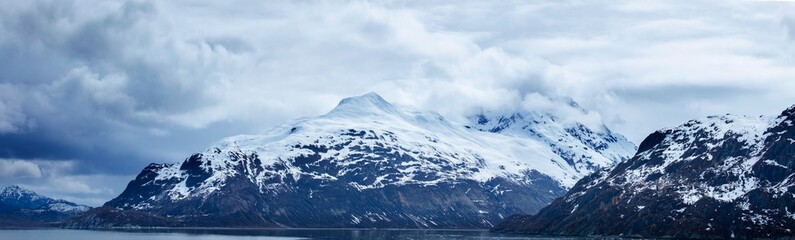 Glacier Bay National Park, Alaska, USA, is a natural heritage of the world, global warming, melting glaciers