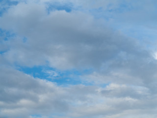 blue sky with clouds