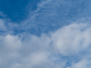 blue sky with clouds
