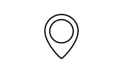 pin location icon vector