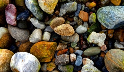 pebbles on the beach
