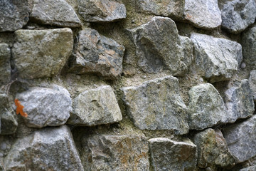 Ornate walls made of natural stone materials