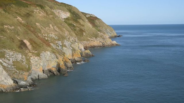 A coastal landscape near the village of Howth at the North of Dublin