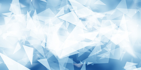 Obraz premium white geometric on blue backdrop wallpaper. blue retro pattern background. abstract connection technology blurred backdrop wallpaper.