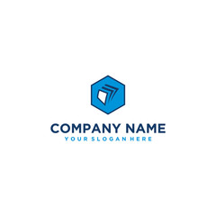 Financial logo design vector