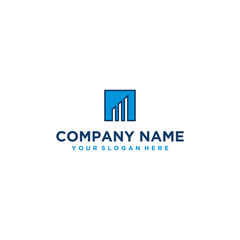 Financial logo design vector