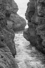 Obraz premium Pancake Rocks am Strand in Neuseeland