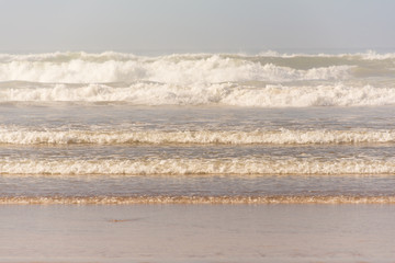 Walk along the coast of the Atlantic Ocean, Casablanca, Morocco