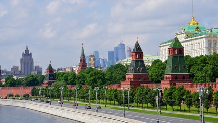 Obraz premium View of Kremlin and Moscow, Russia
