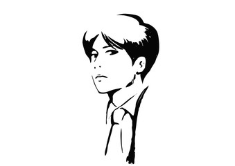 スーツ姿の男性