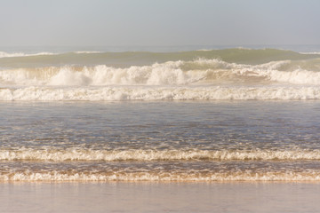 Walk along the coast of the Atlantic Ocean, Casablanca, Morocco