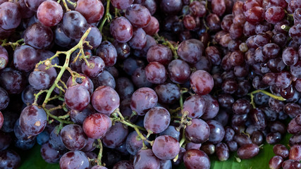 Red grape is a fruit that has a natural agile flavor.