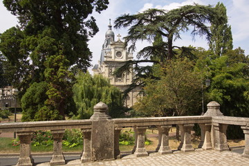Fototapeta na wymiar Pavillon Anne de Bretagne in the garden of the castle in Blois in France,Europe