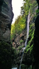 Obraz premium Partnachklamm Wasserfall