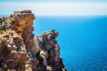 Breathtaking beautiful landscape of Santorini