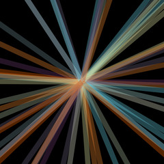 Colorful Lines Random Distribution Computational Generative Art background illustration