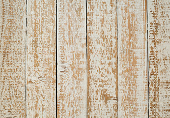 Old white painted boards. Light vintage wood texture.