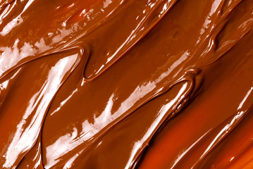 Sweet caramel pattern, top view.