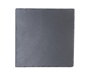 Slate plate isolated on a white background.