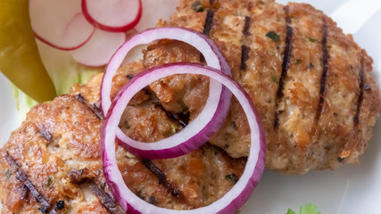 gegrillte Frikadelle 