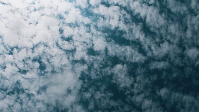 Timelapse of the clouds moving in the sky