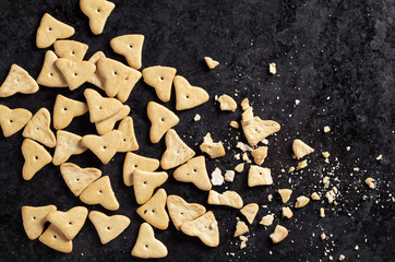 Fototapeta na wymiar Small sugar-free cookies
