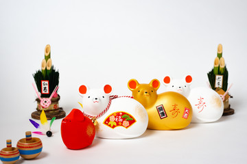 Obraz premium 干支の置物