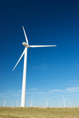 Fototapeta premium Wind energy concept