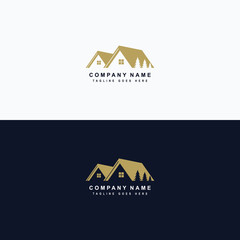 Real estate icon logo vector design