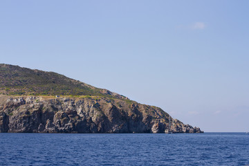 Island land bay seaside shore