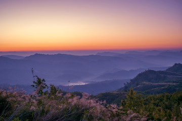 Fototapeta premium KEWKARADONG IS A BANGLADESHI BEAUTIFUL MOUNTAIN