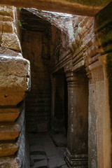 Obraz premium Angkor Wat Temple in Cambodia near Siem Reap city in Asia