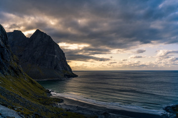 Kvalvika beach, Lofoten, Norway