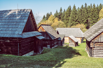Obraz premium Museum of the Slovak Village in Martin, Slovakia